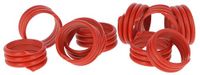 Kerbl Hobbyfarming Spiraalringen, 18 mm, rood kunststof, 100 stuks