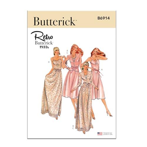 Butterick B6914A5 Misses' Vintage Dress and Coat - A5 (Sizes 6-8-10-12-14)