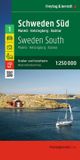 SUEDE KOMPASS Karten Sweden South Road and Leisure Map 1:250.000