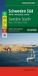 SUEDE KOMPASS Karten Sweden South Road and Leisure Map 1:250.000