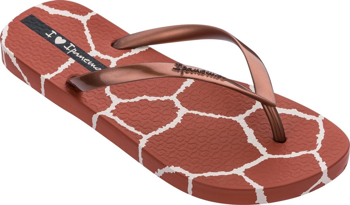 Ipanema I Love Safari Dames Slippers - Brown/Copper - Maat 40