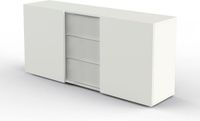 Kerkmann Archiefkast schuifdeuren 160x50x74cm wit