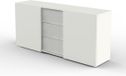 Kerkmann Archiefkast schuifdeuren 160x50x74cm wit