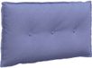 vidaXL Coussin de dossier Jean Bleu 80 x 19 x 50 cm Tissu