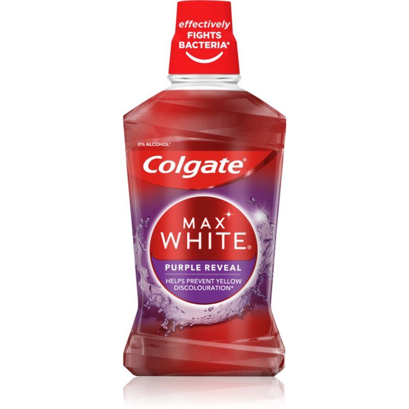 Colgate Max White Purple Reveal Mouthwash - Bělicí Ústní Voda 500ml