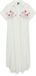 VERO MODA VMLINA robe à col en V 7/8 manches courtes en tissu blanc neige