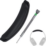 Vervangende Bose Vervangende Hoofdband voor QuietComfort 35, 35 II, 45 (QC35, QC35 II, QC45) Hoofdtelefoon [Upgraded] van MMOBIEL – Protein PU Hoofdband – Hoofdtelefoon Hoofdkussen Cover Reparatie – Zwart