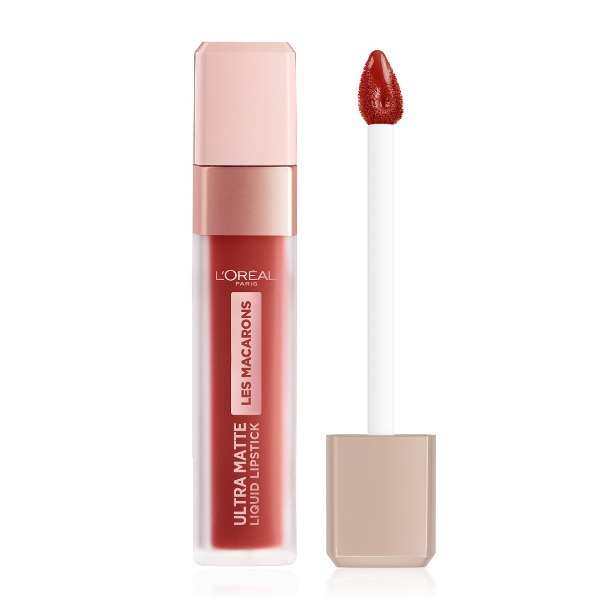 L'Oréal Make-Up Designer Les Macarons Lipstick - 834 Infinite Spice - Nude - Langhoudende Matte Lippenstift - 6,7 ml