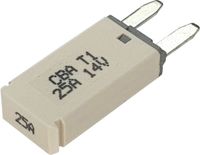 Hansor CBA1-2514 Zekeringautomaat standaard vlakzekering 25 A Wit 1 stuk(s)