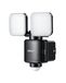 EDISHINE Détecteur de mouvement extérieur, lampe LED extérieure, têtes pivotantes, 900 lumens, 6500K (très lumineux), double tête, capteur PIR