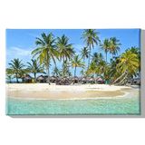 Homemania Wandbord zee en landschappen voor woonkamer, slaapkamer, meerkleurig, 45 x 3 x 70 cm, HM20KNV45 x 70 – 146, polyester, hout