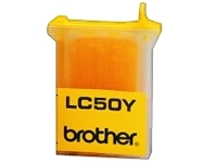 Brother Inktcartridge LC50Y geel geel