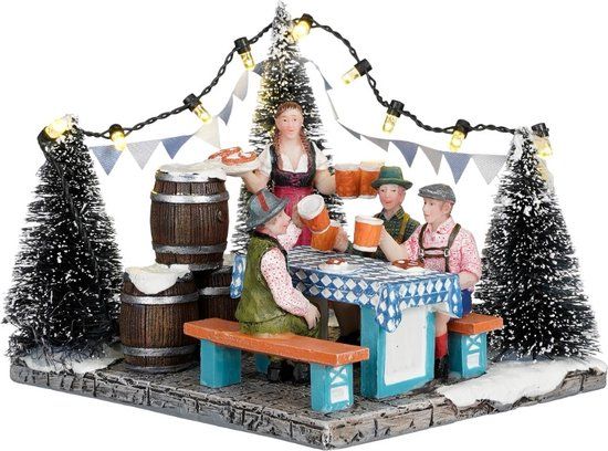 Luville Biergarten - Polyresin - Multicolor - 12 x 10.5 x 10 cm