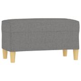vidaXL Bankje 100x35x41 cm stof donkergrijs