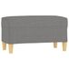 vidaXL Bankje 100x35x41 cm stof donkergrijs
