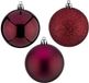 Krist+ Set kerstballen Paars Plastic Ø 7 cm (24 Stuks)