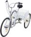Sans marque Tricycle 26 pouces Blanc