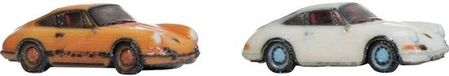 NOCH 44606 Z Auto Porsche 911, set van 2 stuks