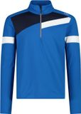 CMP Fleece Heren 4XL Zaffiro Colorblock Lange Mouw Rits Sportmode