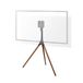 Nedis TVSM705SABK - TV Vloerstandaard - 55 - 65 inch - Zwart/Bruin