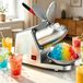 Machine à glace pilée, 100 kg/h, 300 W, 2200 tours/min, 4 lames, machine à slush