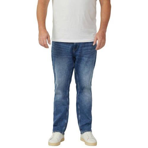 s.Oliver Big Size straight leg jeans dark blue denim