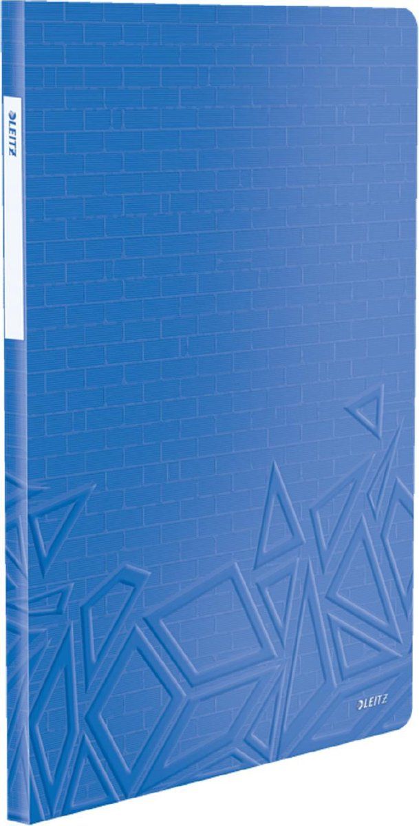 Leitz A4 Display Book, 80 zakken, 160 vel capaciteit, transparante zakken, blauw, Urban Chic bereik, 46520032
