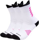 camano Sportsokken pink / zwart / wit
