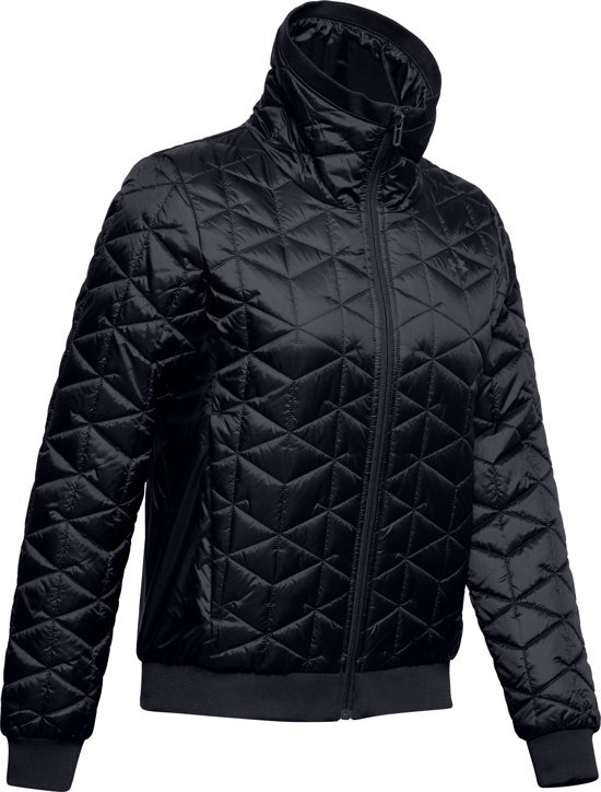 Under Armour CG Reactor Performance Jacket Dames Sport Jas - Zwart - Maat L