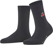 FALKE Cosy Wool Star X-Mas sokken dames zwart - maat 35-38