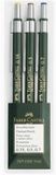 Faber-Castell vulpotlood - TK-Fine 9760 - 3-delig set - HB - groen