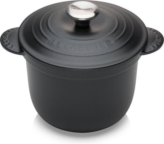 Le Creuset Cocotte Every - Tradition - 18cm - Mat Zwart