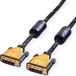 Roline GOLD Monitorkabel DVI, M-M, (24+1) dual link, 3 m