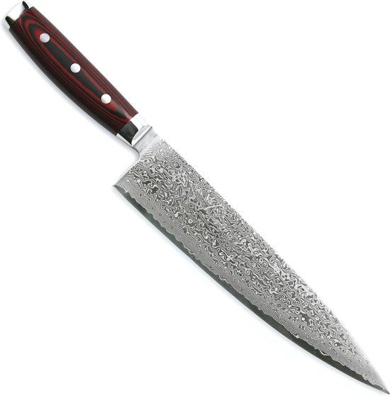 Yaxell Super Gou Koksmes - 25.5 cm - Damaststaal - 63 HRC - 4984909371415