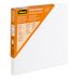 Idena 60008 - Spieraam met canvas van 100% katoen, 380 g/m², voor olie- en acrylverf, 20 x 20 cm, wit
