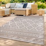 TT Home Binnen- en buitentapijt weerbestendig 120 x 160 cm Beige