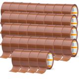 m-office Plakband, bruin plakband, rol voor verpakkingsdozen, verzending, verhuizing en handwerk, veilige en duurzame afdichting (36 stuks, 48 mm x 66 m)