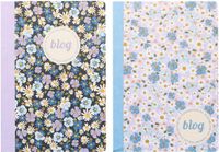 Kangaro B'LOG FLOWERS A4 geruit schoolschriften - 2 stuks