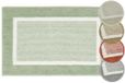 andiamo Maui Badmat, antislip, zacht en wollig, douchemat voor badkamer, antislip, wasbaar, 50 x 80 cm, salie