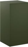 vidaXL Plantenstandaard Olijfgroen 30 x 30 x 60 cm Weervast Staal