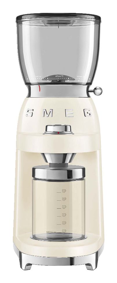 SMEG CGF01CREU - Elektrische Koffiemolen - Crème