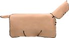 vidaXL Paardendeken Cappuccino 155 cm Polyester