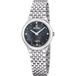 Festina F20096/4 Grace Swiss Made Polshorloge Dames Zwart Staal Saffierglas 29mm