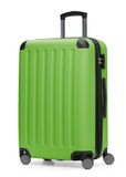 HAUPTSTADTKOFFER - Spree - harde koffer met 4 dubbele wielen, trolleykoffer, uitbreidbare reiskoffer, 65 cm, 74 liter, Appel groen