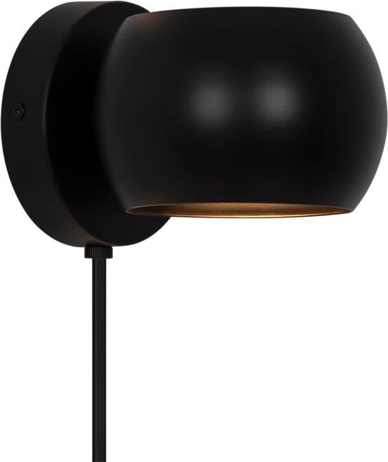 Nordlux Belir Wandlamp - Zwart - G9 - 13 cm - Metaal