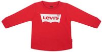 Levi's Kids Batwing T-shirt Lange Mouwen Rood 3 Months