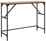 vidaXL Wandtafel Artisan Eiken 100 x 32 x 75 cm Bewerkt hout