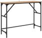 vidaXL Wandtafel Artisan Eiken 100 x 32 x 75 cm Bewerkt hout