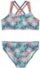 Playshoes Kinderbikini met UV-bescherming en palmbomen Blau
