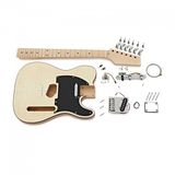 Gear4music Guitarworks Solo-Cutaway Doe-het-zelf Elektrisch Gitaarpakket, Pro